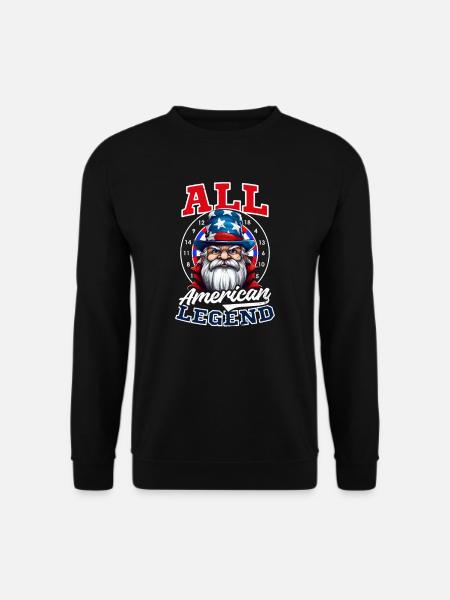 Dart All American Dart Legend - Unisex Sweatshirt - black