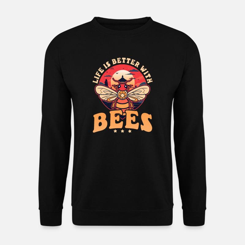 Beekeeper Better With Bees - Unisex Sweatshirt - black