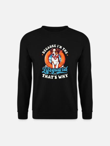 Rettungsschwimmer, weil ich der Rettungsschwimmer bin - Unisex Pullover - Schwarz