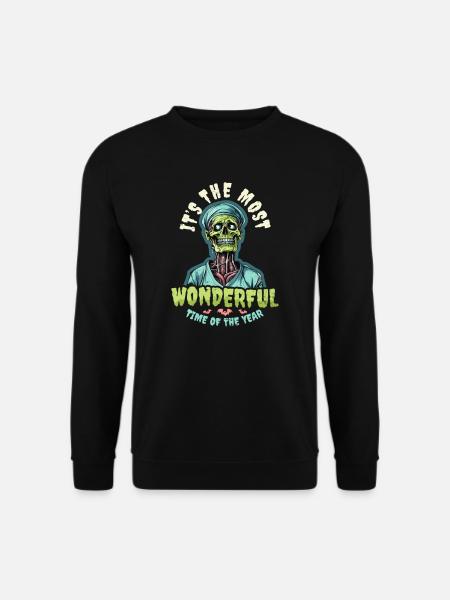 Halloween Nurse Most Wonderful Time - Unisex Sweatshirt - black