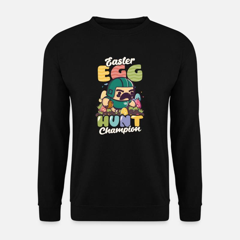 Football Easter Egg Hunt Champion - Unisex Sweatshirt - black