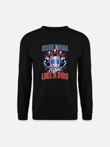 Krav Maga Fight Like Pro - Unisex Sweatshirt - black
