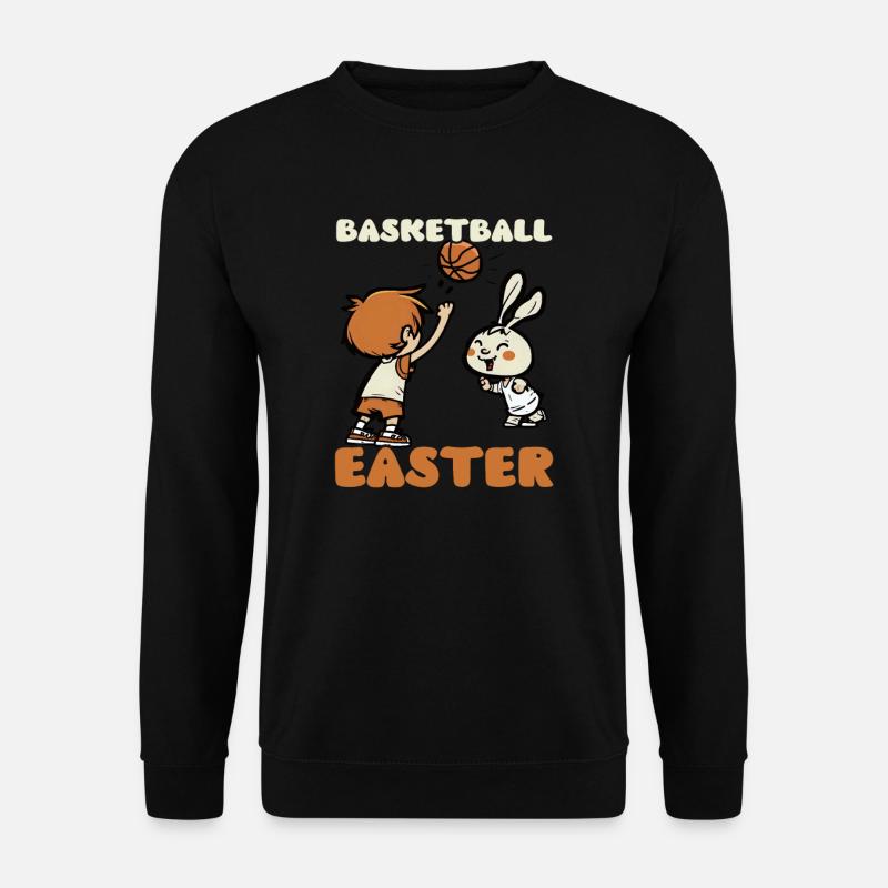 Basketball Easter Basketball Easter - Unisex Sweatshirt - black