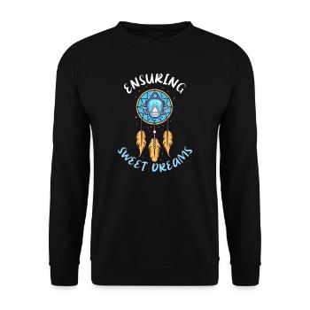 Une infirmière anesthésiste fait de beaux rêves - Sweat-shirt Unisexe - noir - Devant - Alina (178cm) & Michal (187cm)