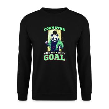 Cornhole Corn Star Hole But - Sweat-shirt Unisexe - noir - Devant - Alina (178cm) & Michal (187cm)