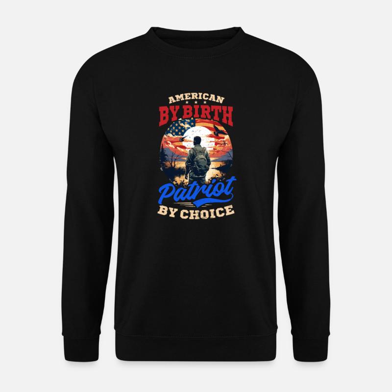 Birdwatcher American Birdwatcher - Unisex Sweatshirt - black