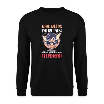 Fête des mères belle-mère quand vous avez une belle-mère - Sweat-shirt Unisexe - noir - Devant - Alina (178cm) & Michal (187cm)