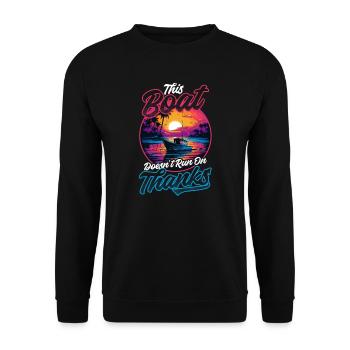 Navigation de plaisance Ce bateau ne fonctionne pas Merci - Sweat-shirt Unisexe - noir - Devant - Alina (178cm) & Michal (187cm)