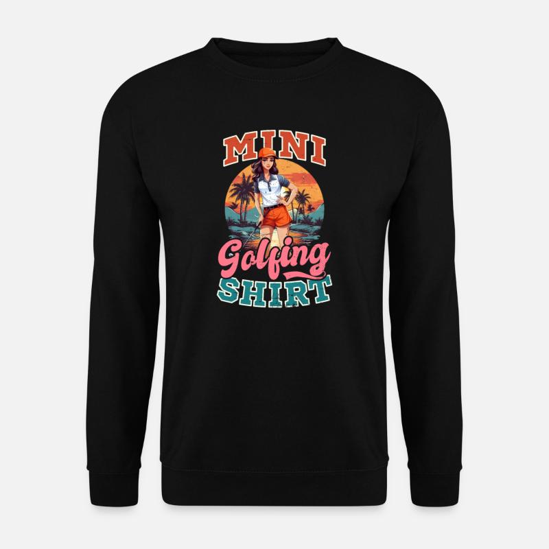 Minigolf-Outfit - Unisex Pullover - Schwarz