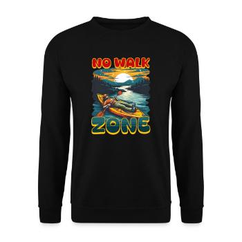 Kayak sans zone de sillage - Sweat-shirt Unisexe - noir - Devant - Alina (178cm) & Michal (187cm)