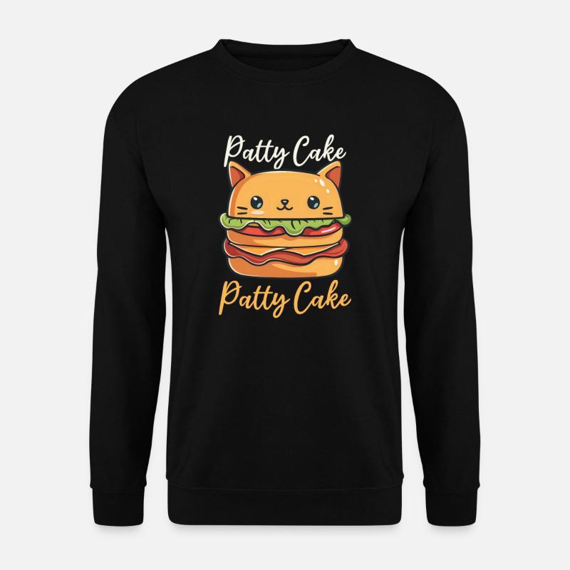 Hamburger Patty Cake, Patty Cake - Unisex Sweatshirt - black