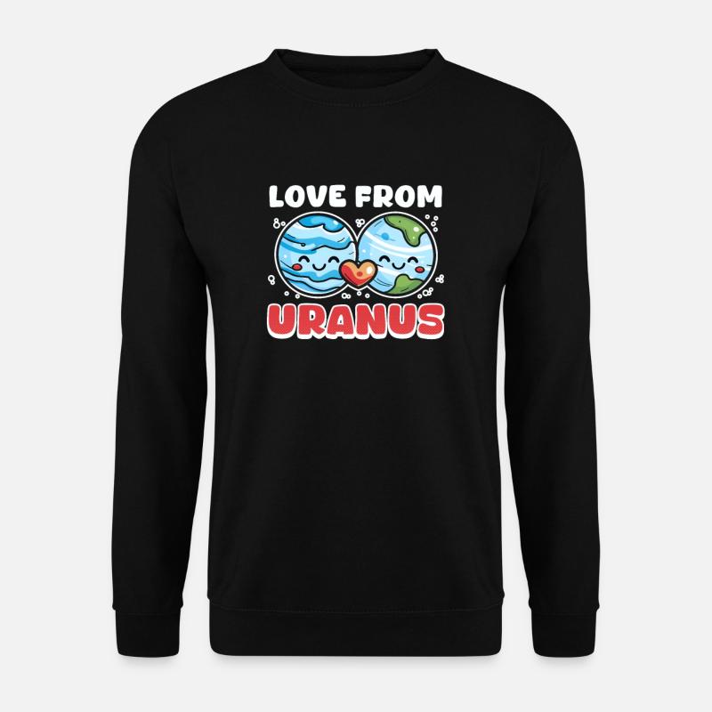 Uranus Liebe von Uranus - Unisex Pullover - Schwarz