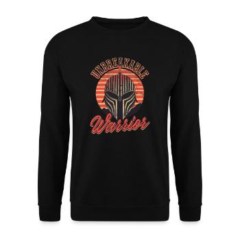 Ehlers Danlos Unbreakable Warrior - Unisex Sweatshirt - black - Front - Alina (178cm) & Michal (187cm)