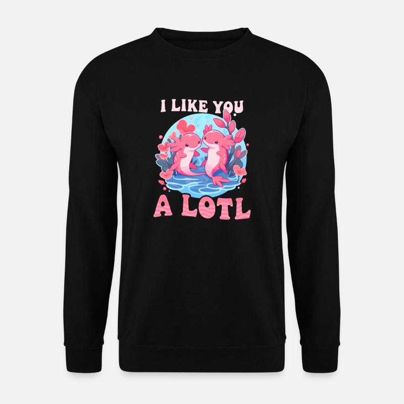 Axolotl comme vous beaucoup - Sweat-shirt Unisexe - noir
