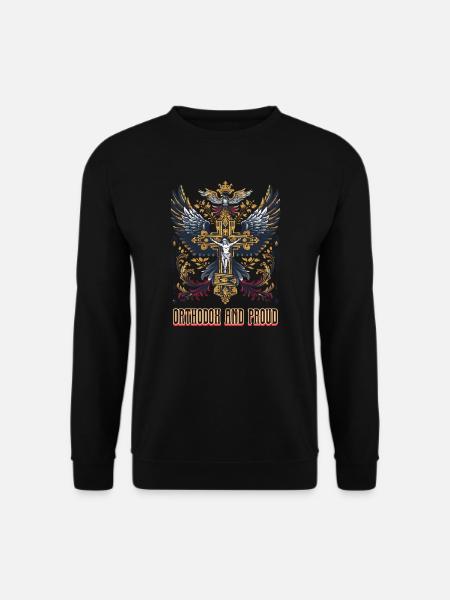 Orthodox Orthodox Und Stolz - Unisex Pullover - Schwarz