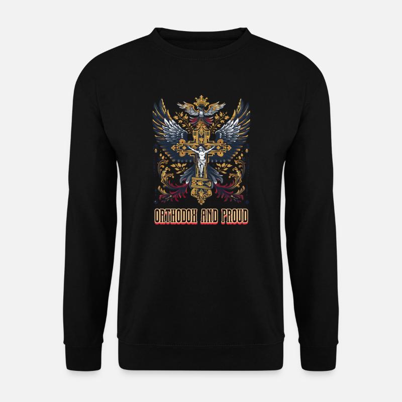 Orthodox Orthodox Und Stolz - Unisex Pullover - Schwarz