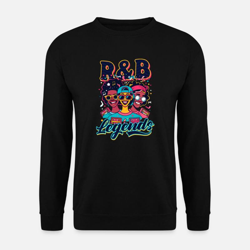 90s R&B R&B Legends - Unisex Sweatshirt - black
