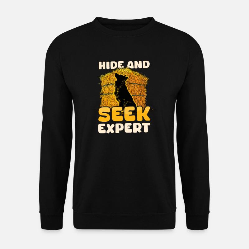 Barn Hunt Expert cache-cache - Sweat-shirt Unisexe - noir