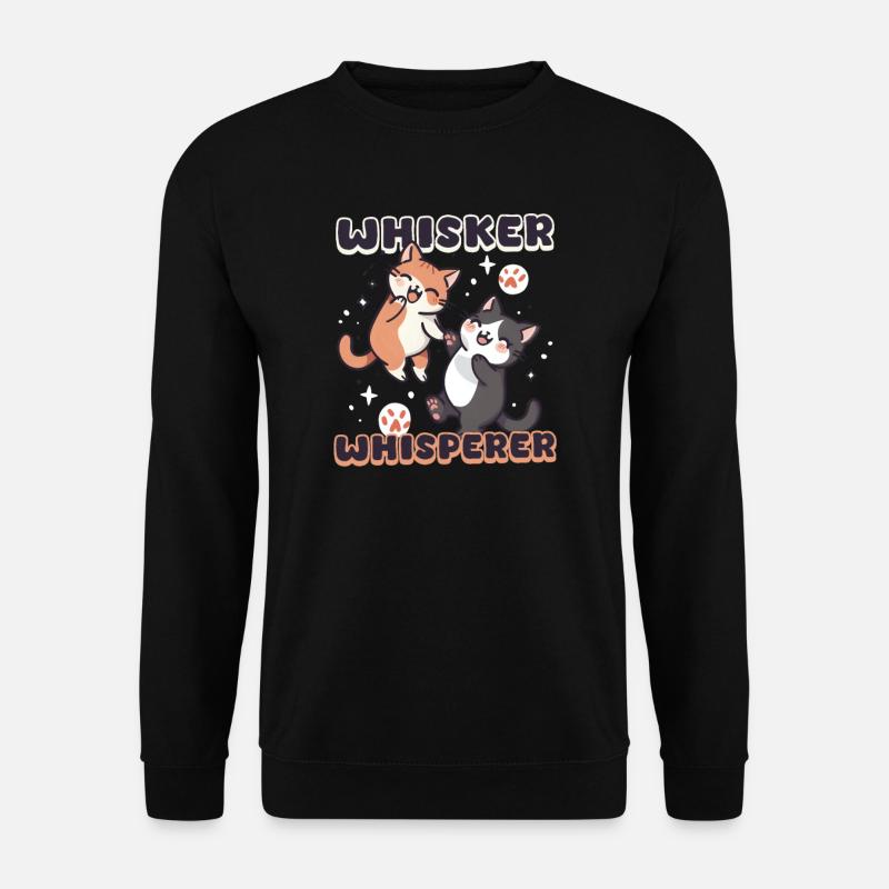 Cat Sitter Whisker Whisperer - Unisex Sweatshirt - black