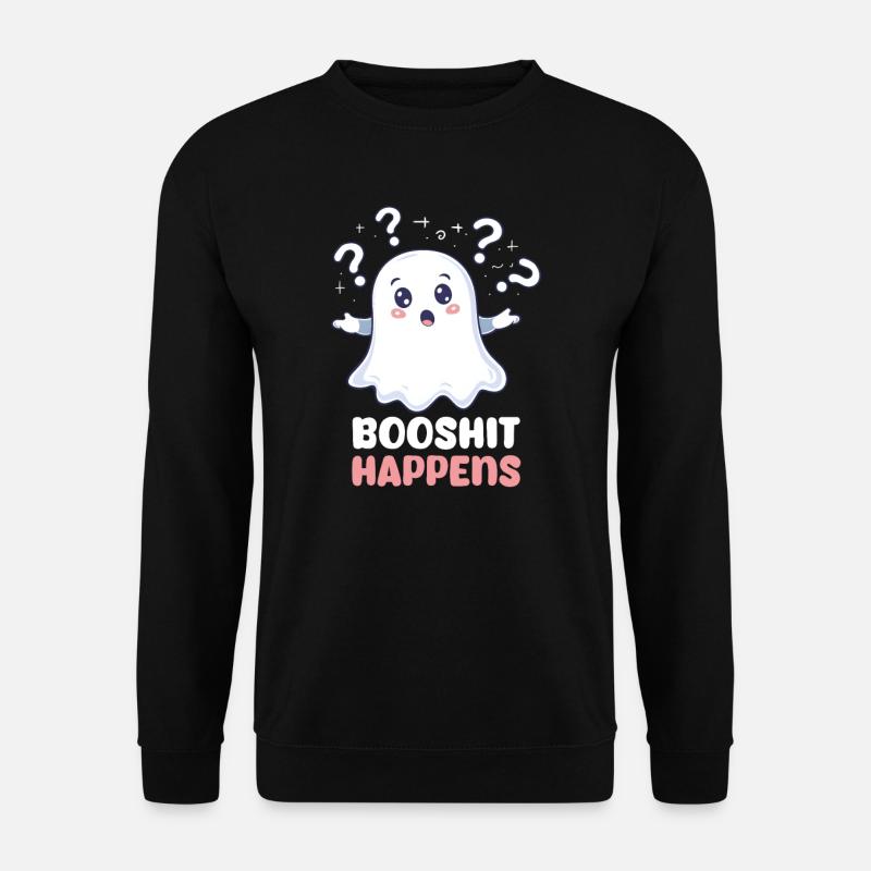 Booshit Booshit passiert - Unisex Pullover - Schwarz