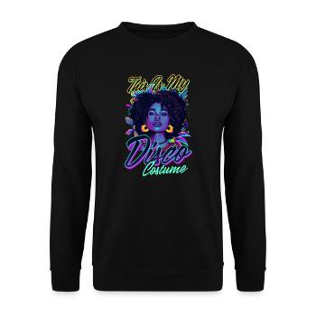 C’est mon costume des années 70 - Sweat-shirt Unisexe - noir - Devant - Alina (178cm) & Michal (187cm)