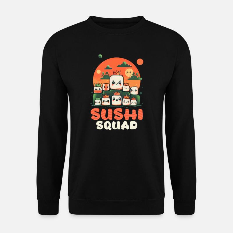Sushi Roll Sushi Squad - Sweat-shirt Unisexe - noir
