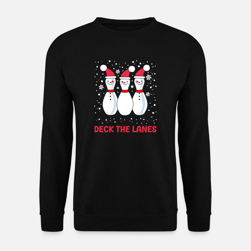 Bowling Deck The Lanes - Unisex Sweatshirt - black