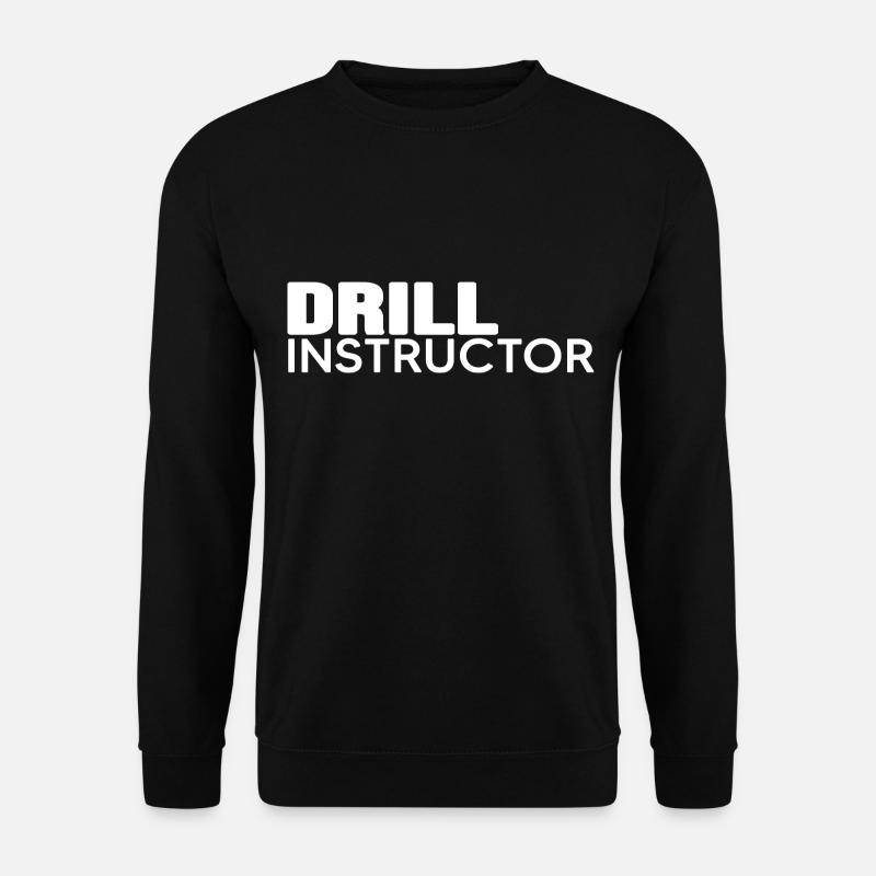 Instructeur « drill-instructeur » Coach - Sweat-shirt Unisexe - noir