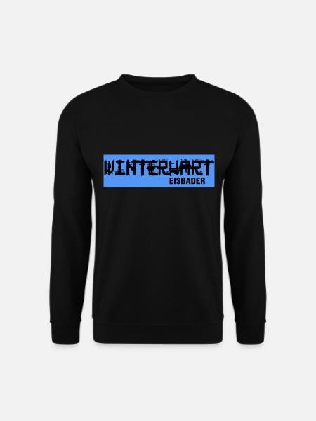 Winterschwimmer crazy eisbath Eisbaden - Unisex Pullover - Schwarz