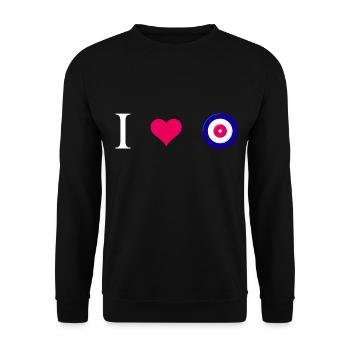 Curling, Curling, Curler, Curling-Love - Unisex Sweatshirt - black - Front - Alina (178cm) & Michal (187cm)