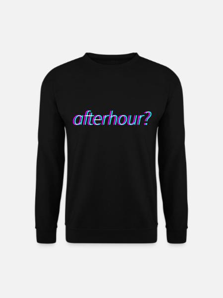 Afterhour Techno Rave Festival Electro Music Raver - Sudadera unisex - negro
