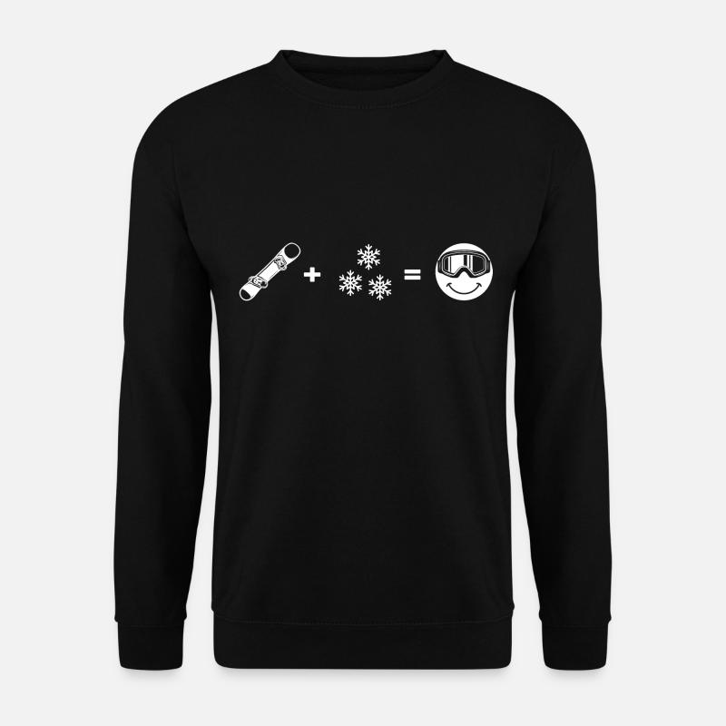Snowboarder "Snowboarder-Love" Freestyleboard - Unisex Sweatshirt - black