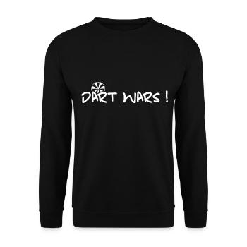 Dart Dartspieler bullseye darten - Unisex Pullover - Schwarz - Vorne - Alina (178cm) & Michal (187cm)