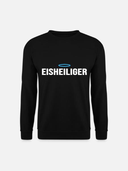 Eisbader Eisheiliger im Eisbad Winterbaden - Unisex Pullover - Schwarz