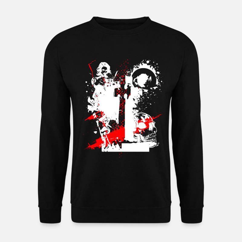 Tattoo Frau Trash Polka - Unisex Pullover - Schwarz