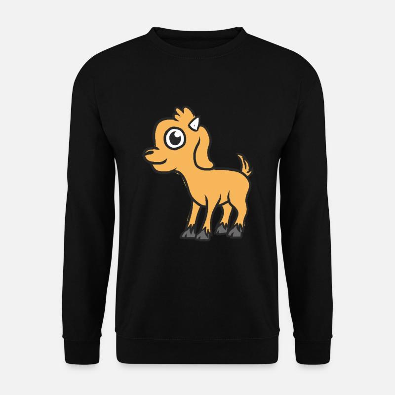 Chèvre - Sweat-shirt Unisexe - noir