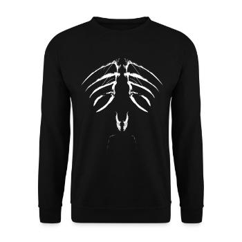 Demon inside - Unisex Sweatshirt - black - Front - Alina (178cm) & Michal (187cm)