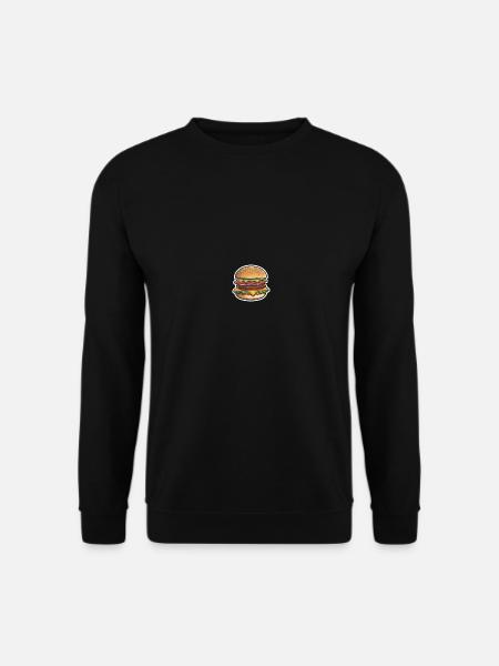 Burger - Unisex Sweatshirt - black