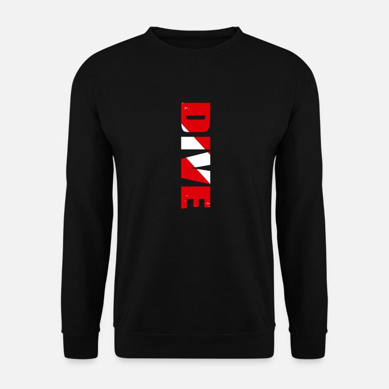 Scuba Tauchen Tauchen Dive Geschenkidee - Unisex Pullover - Schwarz