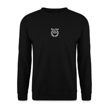 Retro Run Club 2026 T-Shirt - Unisex Pullover - Schwarz - Vorne - Alina (178cm) & Michal (187cm)