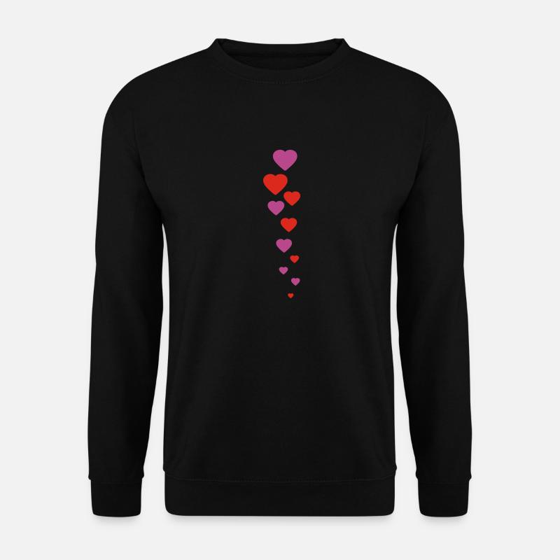 herzen - Unisex Pullover - Schwarz