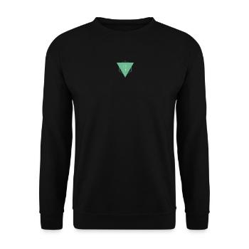 Holzfäller Modern - Unisex Pullover - Schwarz - Vorne - Alina (178cm) & Michal (187cm)