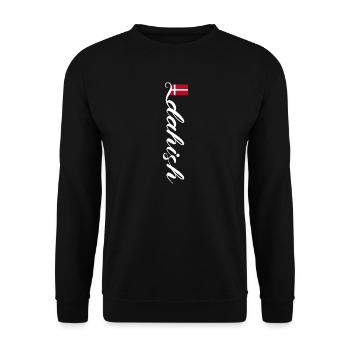 Denmark - Unisex Sweatshirt - black - Front - Alina (178cm) & Michal (187cm)
