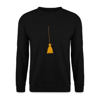 Les sorcières balai - Halloween - Cadeau, Idée de cadeau - Sweat-shirt Unisexe - noir - Devant - Alina (178cm) & Michal (187cm)