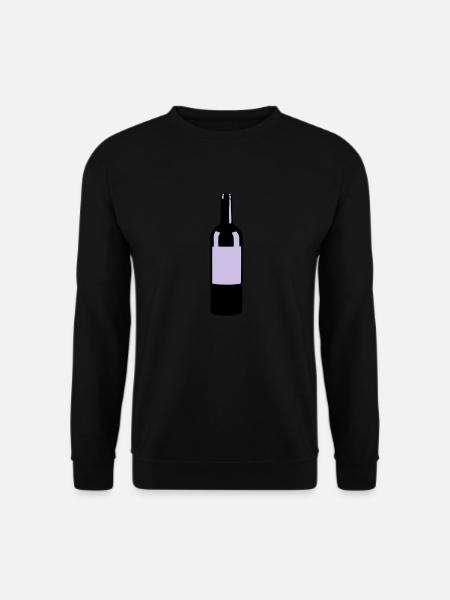 Wine Bottle - Unisex Sweatshirt - black