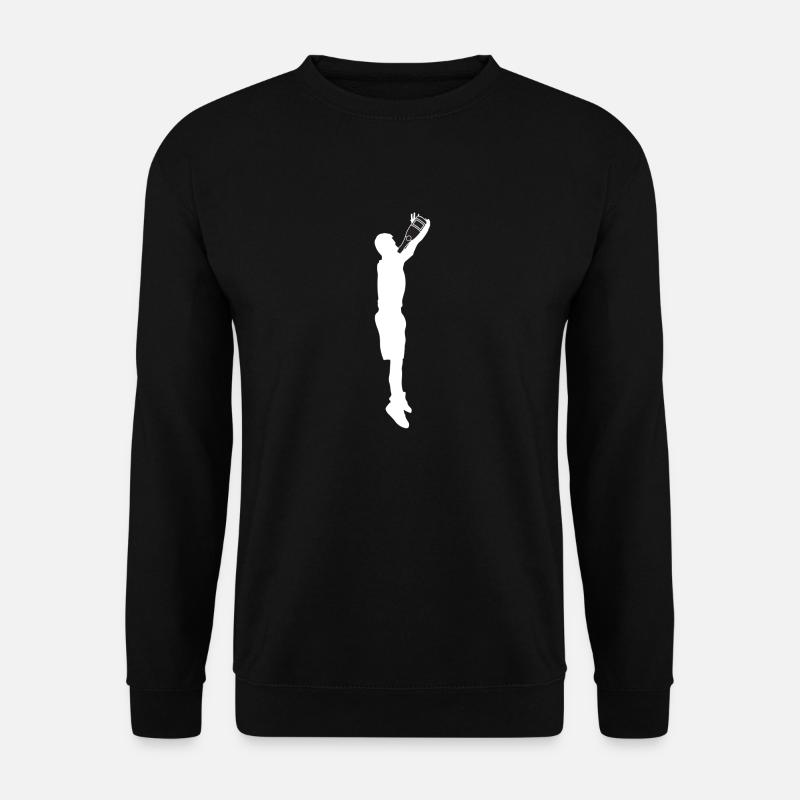 Straßenbasketballspieler - Unisex Pullover - Schwarz