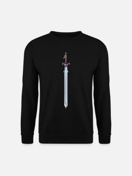 Schwert RPG Videogame Retro Gaming Game Fans - Unisex Pullover - Schwarz