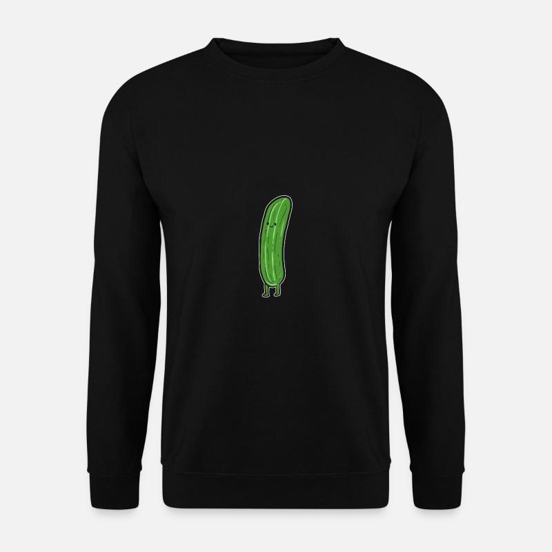 Happy cucumber veggie lovers. Gift - Unisex Sweatshirt - black