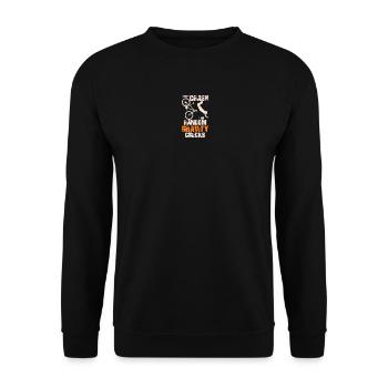 Random Gravity Checks BMX Tee - Unisex Sweatshirt - black - Front - Alina (178cm) & Michal (187cm)
