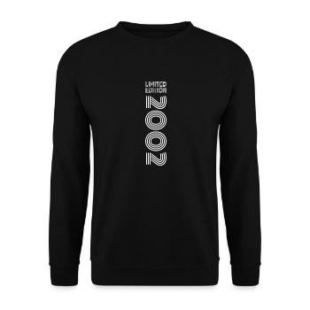 20th birthday 2002 - Unisex Sweatshirt - black - Front - Alina (178cm) & Michal (187cm)